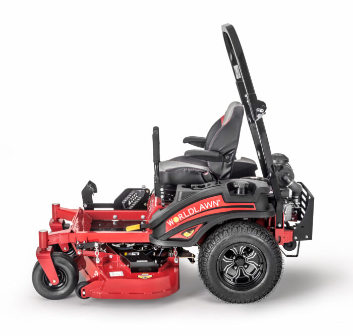 SIde profile of the Wordllawn Diamondback XP mower