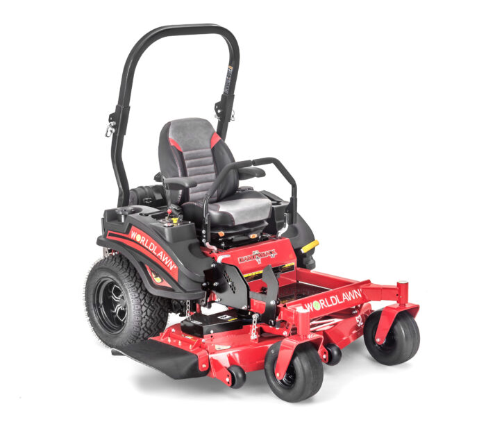 Angle view of the Wordllawn Diamondback XP mower