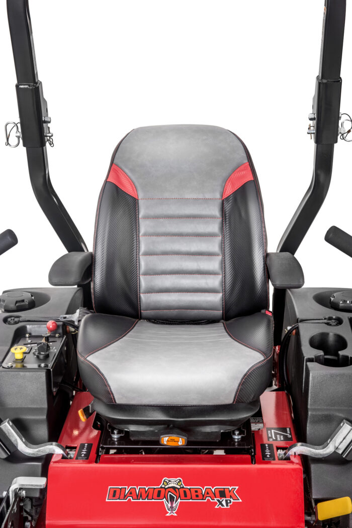 Seat view of the Wordllawn Diamondback XP mower