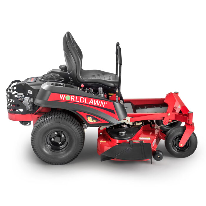 Worldlawn Viper 42" mower profile view