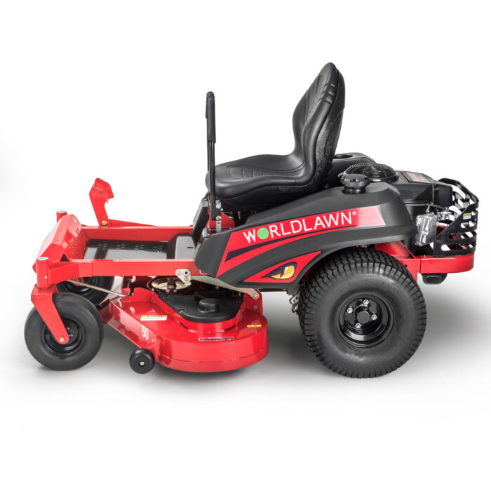 Worldlawn Viper 42" mower profile view